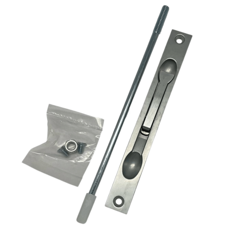 Axim Flush Bolts – 20mm Wide Faceplate for Aluminium Doors and Windows -  Two rod length  options: 110mm  and 230mm