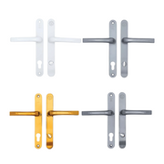 Mila ProSecure TS007 2-Star uPVC Multipoint Door Handles – Sprung Lever Lever, 92mm PZ, 212mm Screw Centres