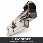 Armis TS007 1 Star Euro Cylinders - Chrome