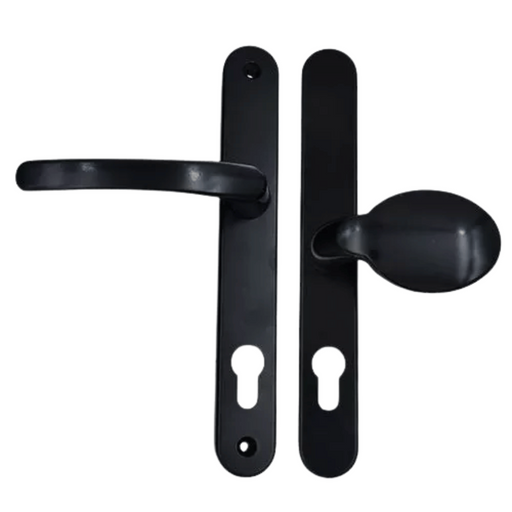 UPVC Offset Lever Pad Multipoint Door Handles – 92/62mm PZ, Sprung, 215mm Screw Centres – Secure uPVC Door Hardware