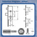 2 Pin Lift Lever Version Refurbishment Kit 35mm or 45mm Backset