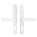 Hoppe Fullex Lever/Lever uPVC Multipoint Door Handles with Snib – 68mm PZ, Sprung, 215mm Screw Centres