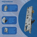 Fix Yale Asgard 35mm Multi Point Upvc Double Glazed Door Lock Gearbox Case