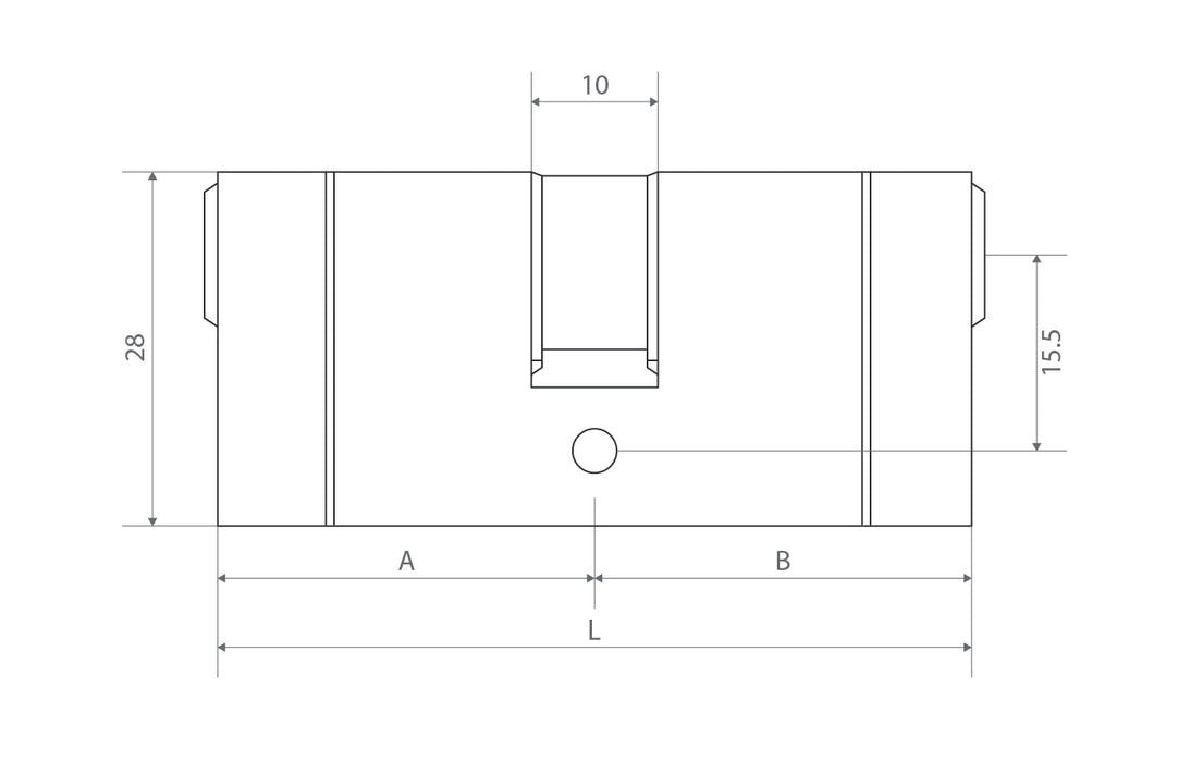 Apecs XS 1* Euro Cylinder Door Lock Dual Colour Thumb Turn uPVC Aluminium Timber Door Barrel 6 Pin 5 Keys