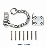 Carlisle Brass Heavy Duty Door Chain — Satin Chrome, 200mm