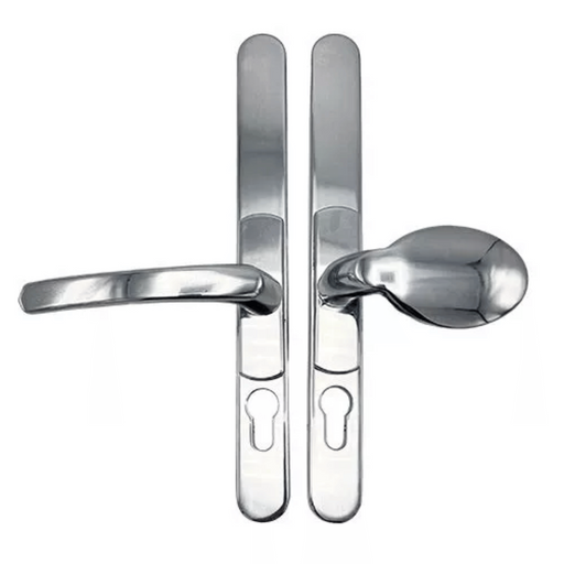 Adjustable UPVC Lever Pad Door Handles – Multipoint, Sprung, 62/95mm PZ, 260mm Screw Centres