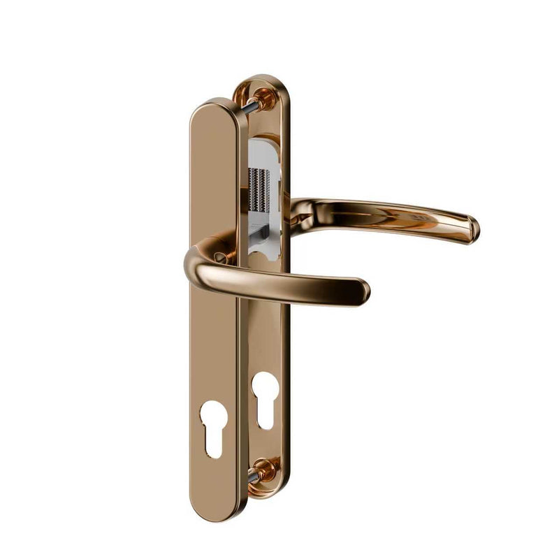 uPVC Door Handle 215mm Screw Centres 92PZ Sprung - Super Express