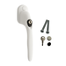 White Zinc - Tilt and Turn Upvc Window Handle Locking High Quality Mila 43mm Spindle