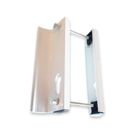 Schlegel UPVC Inline Sliding Patio Door Handle 43mm PZ 135mm Screw Centres Pair