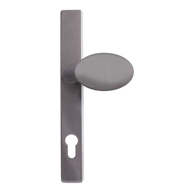 Modern Architectural Inline Lever Pad Door Handle with Sprung Mechanism