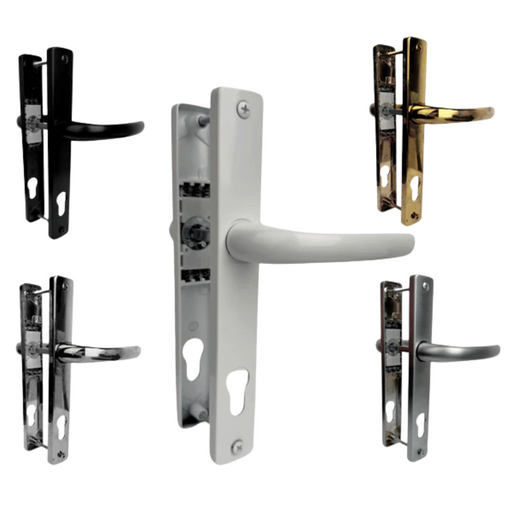 UPVC Inline Lever Lever uPVC Door Handle – Sprung, 92PZ, 215mm Screw Centres
