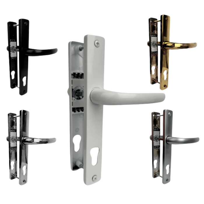 UPVC Inline Lever Lever uPVC Door Handle – Sprung, 92PZ, 215mm Screw Centres
