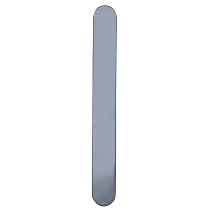 uPVC Door Handle Blank Plate French Doors Blanking Handle PVC 122mm Screw Centres Short Backplate