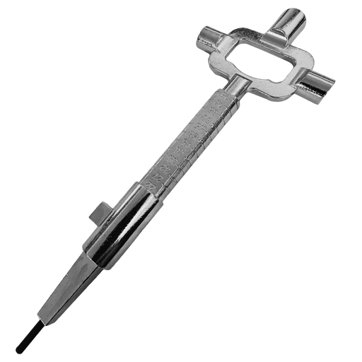 Locksmith Multi Tool – Euro Cylinder Gauge, Cam Turner, Spindle Turner & Backset Measuring Tool | Heavy Duty Steel | Trade & Professional Use