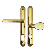 UPVC Ultion 2-Star TS007 Lever Pad Door Handles – 92/62mm PZ, Sprung, 211mm Screw Centres – Secure Multipoint Locking