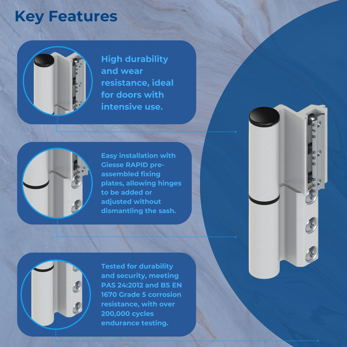 Celera Durable Door Hinge – Ideal for uPVC and Composite Doors