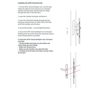 Fullex Multipoint UPVC Door Repair Lock Kit Universal Standard Security