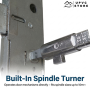 Locksmith Multi Tool – Euro Cylinder Gauge, Cam Turner, Spindle Turner & Backset Measuring Tool | Heavy Duty Steel | Trade & Professional Use
