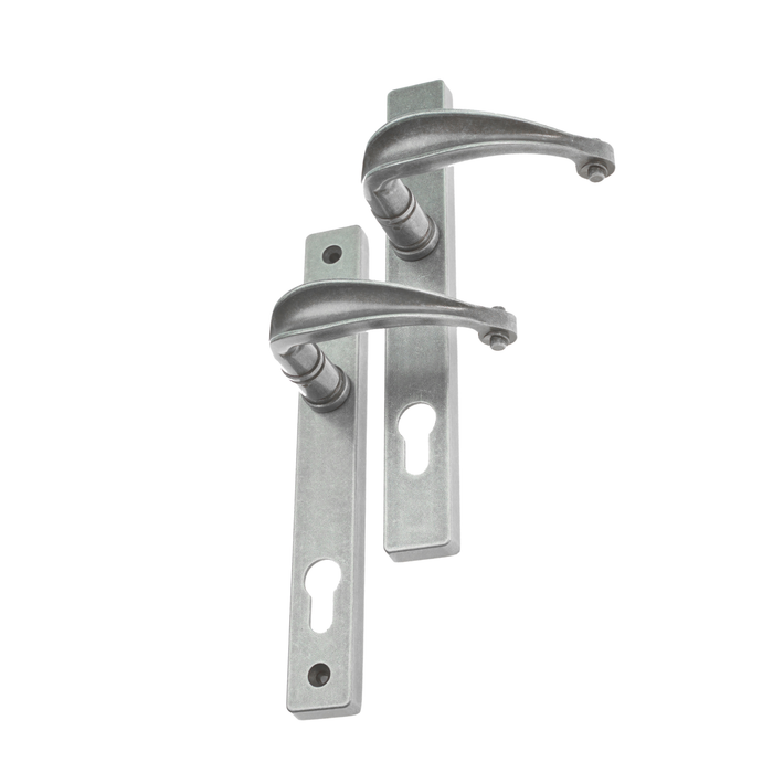 Sculptured Sprung Inline Lever Door Handle for uPVC & Composite Doors
