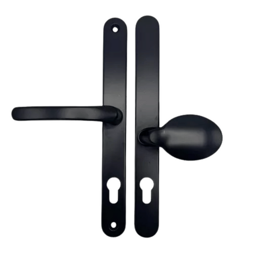 Universal Offset Lever/Pad uPVC Multipoint Door Handles – 92mm/62mm PZ – 264mm Screw Centres – Sprung