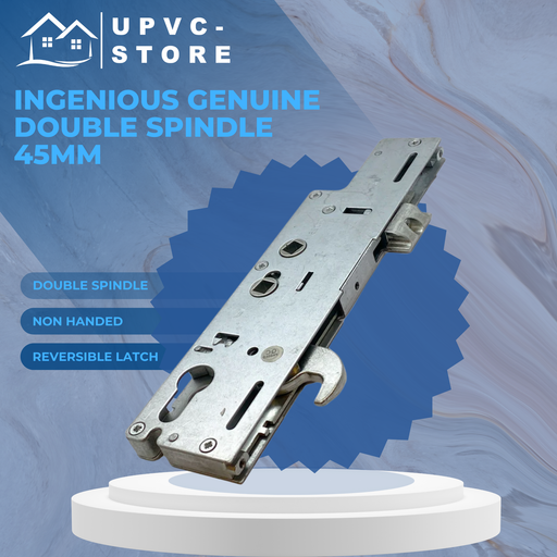 Ingenious Genuine Upvc Gear box Door Lock Centre Case 45mm Backset Double Spindle