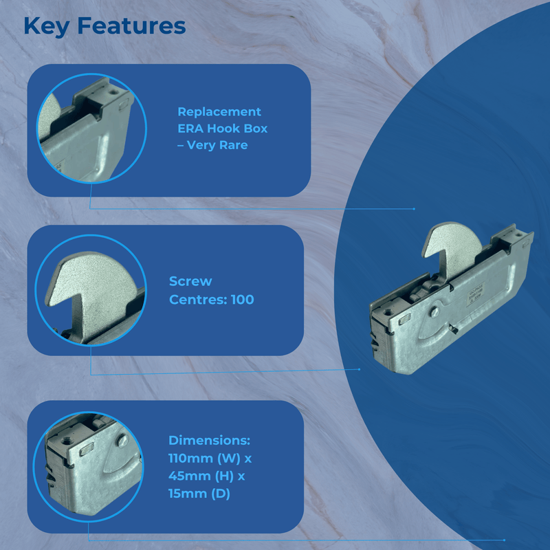 ERA Replacement Hook Box uPVC Door Hookbox