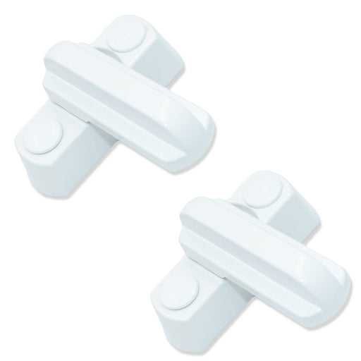 2 x Sash Jammer UPVC PVC Window Door Lock, High Security Arm