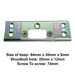 Fullex French Door Shoot Bolt Keep Strike Plate x 1 