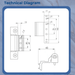 Pendulum Upvc Door Hinges - 100mm Rebated Butt Hinge 13mm Rebate White