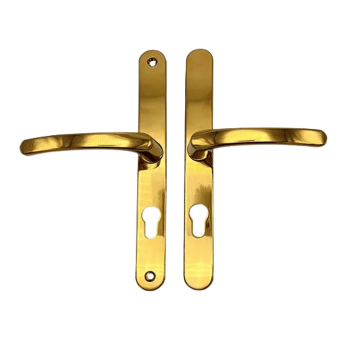 Sprung Lever/Lever uPVC Door Handles – 70mm PZ – 240mm Screw Centres – Multipoint Lock Compatible