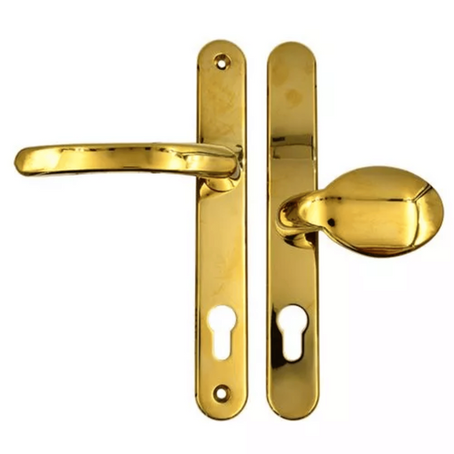 UPVC Multipoint Door Handles – Sprung Lever/Moveable Pad, 92mm/62mm PZ, 212mm Screw Centres