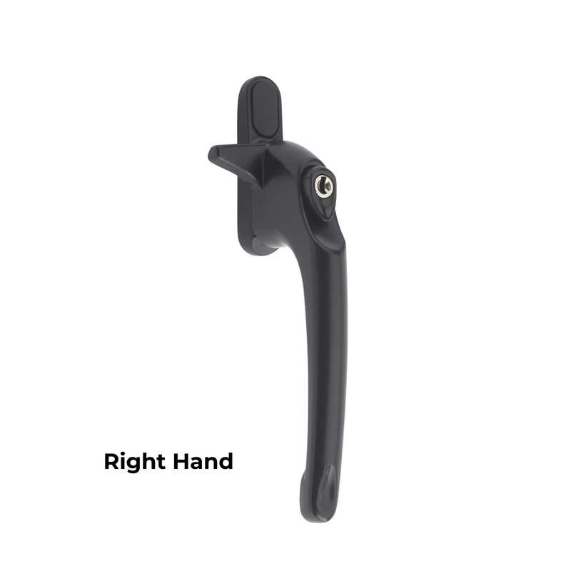 Maxim Cockspur Locking Window Handle – Right and Left-Handed for uPVC, Timber & Aluminium Windows