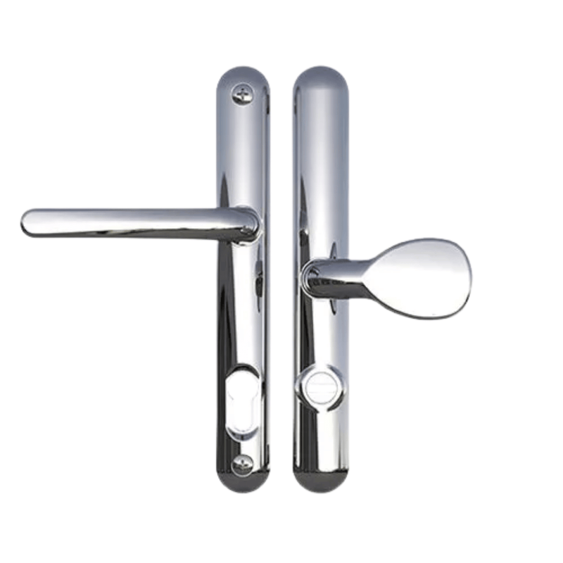 UPVC Ultion 2-Star TS007 Lever Pad Door Handles – 92/62mm PZ, Sprung, 211mm Screw Centres – Secure Multipoint Locking