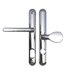 UPVC Ultion 2-Star TS007 Lever Pad Door Handles – 92/62mm PZ, Sprung, 211mm Screw Centres – Secure Multipoint Locking