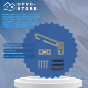 Window Restrictors Lock Window Restrictor Hook Window for UPVC Steel Security Lock Child Lock Restrictor Catch Safety Catch with Screws …