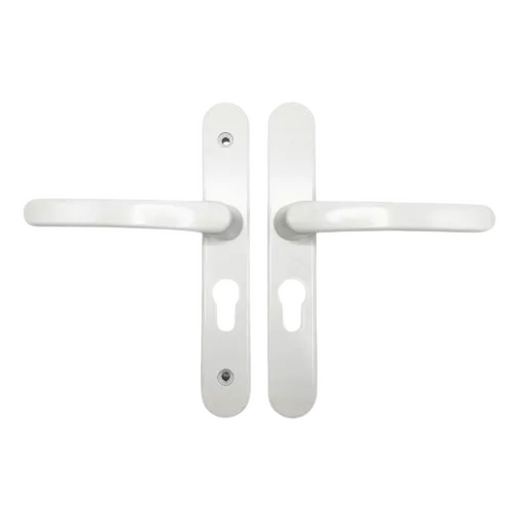 Lever Lever uPVC Multipoint Door Handles – 48mm PZ Centres – Sprung Mechanism – 160mm Fixing Screw Centres