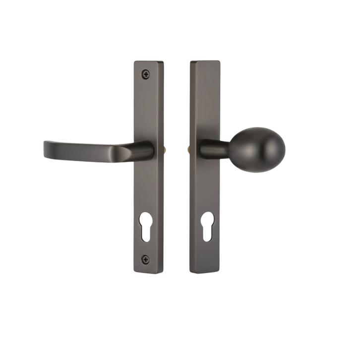 Modern Architectural Inline Lever Pad Door Handle with Sprung Mechanism