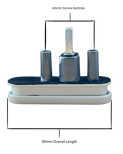 Veka Duraflex Pop Out Sliding Bi Fold Door Handle 