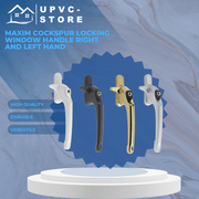Maxim Cockspur Locking Window Handle – Right and Left-Handed for uPVC, Timber & Aluminium Windows