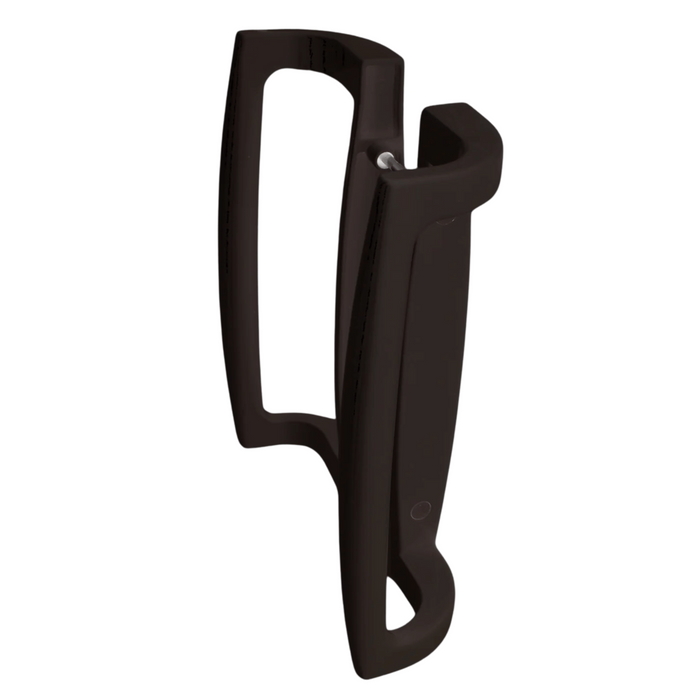 Black uPVC Fuhr Sliding Patio Door D Handle 90pz Blank Dummy Handle Plate