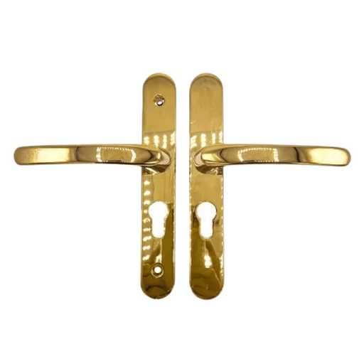 Lever Lever uPVC Multipoint Door Handles – 48mm PZ Centres – Sprung Mechanism – 160mm Fixing Screw Centres