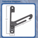 UPVC Window Restrictor. Child Lock Restrictor Safety Catch. High Quality Branded