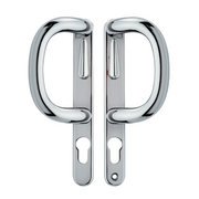 Pembroke Sliding Patio Locking Door Handle for uPVC, Timber & Aluminium Doors Reversible D shaped