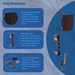  ERA Laird Challenger 3D Adjustable Butt Rebate Door Hinge – For Timber & Composite Doors