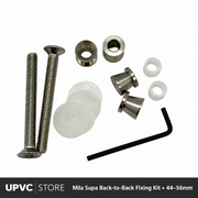 Mila Supa back-to-back pull handle fixing kit for 44–56mm door slabs