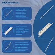 Lockmaster Passive Door Lock – Lift Lever Operation & Shootbolt Compatible