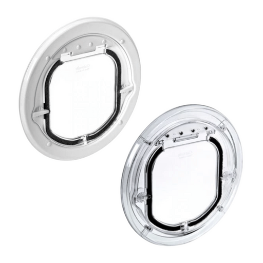 Pet-Tek Glass Fitting Maxi Slimline Pet Door Cat Flap Dog