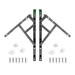 Mila Egress Easy-Clean Friction Stay Window Hinge Kits – 12" & 16" Sizes