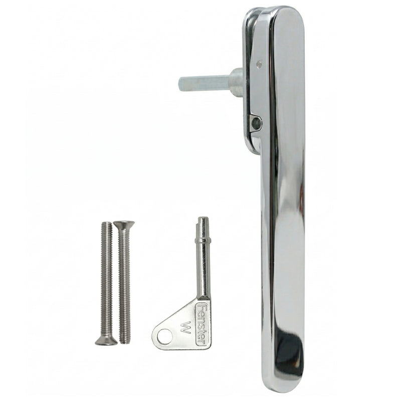 Fenster Genesis Sliding Bi Fold Locking Black Door Handle Short Base Smooth Finish
