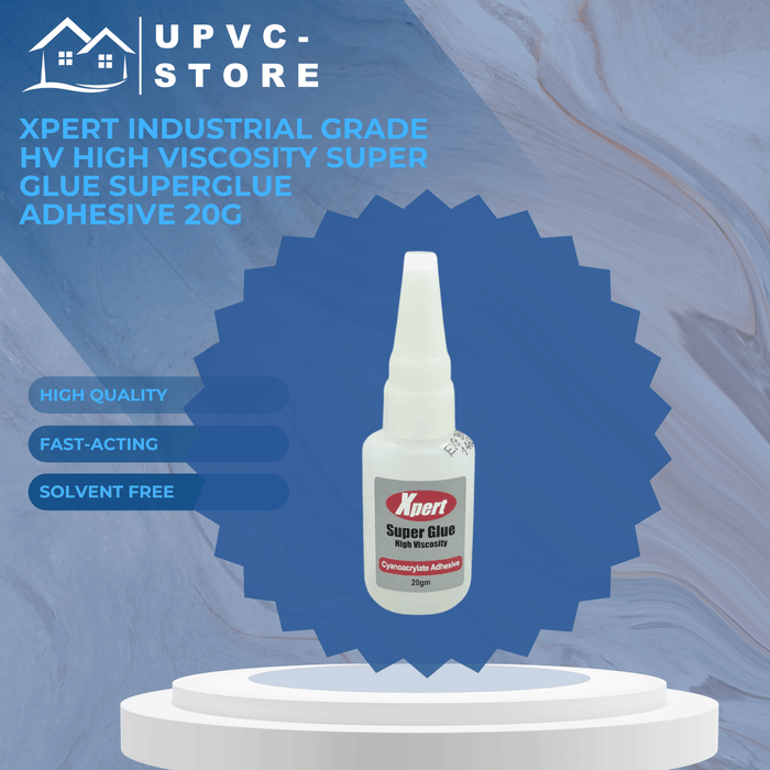 Xpert Industrial Grade HV High Viscosity Super Glue Superglue Adhesive 20g